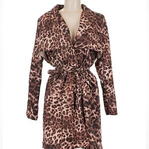 Badgley Mischka Animal Print Jacket
